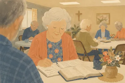 Senior Adults Bible Class Fellowship Room