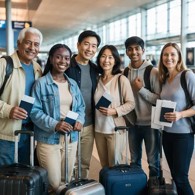 Short Term Mission Team at Airport