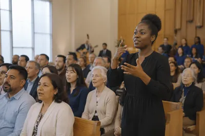 Sign Language Interpreter in Modern Church