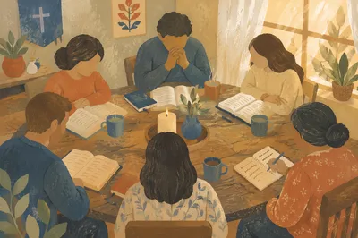 Warm Small Group Bible Study Gathering