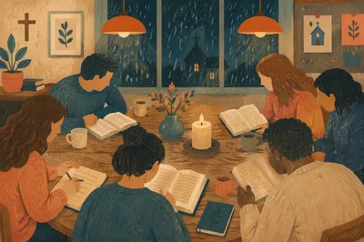 Rainy Evening Small Group Bible Study