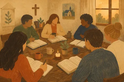 Small Group Bible Study Fellowship Table