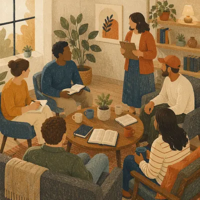 Cozy Church Small Group Coffee Discussion
