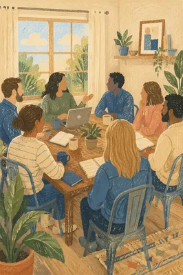 Welcoming Small Group Coffee Conversation