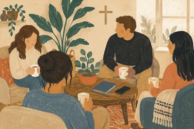 Cozy Church Small Group Coffee Discussion