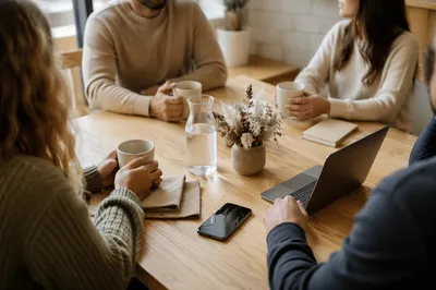 Church Small Group Coffee Table Discussion
