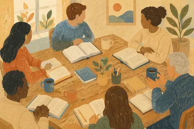 Diverse Small Group Bible Study Fellowship