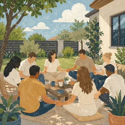 Backyard Church Small Group Prayer Circle