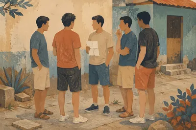 Men's Small Group Accountability Circle Outdoors