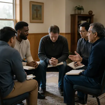Men's Small Group Accountability Circle Prayer
