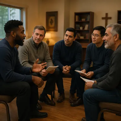Men’s Accountability Circle in Church Fellowship