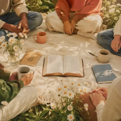 Outdoor Small Group Bible Study Picnic