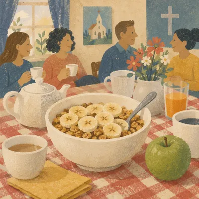 Welcoming Small Group Snack Table Fellowship