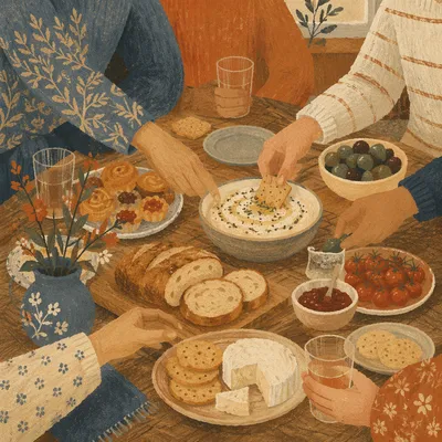 Church Small Group Fellowship Snack Table