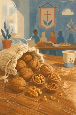 Cozy Small Group Snack Table Fellowship