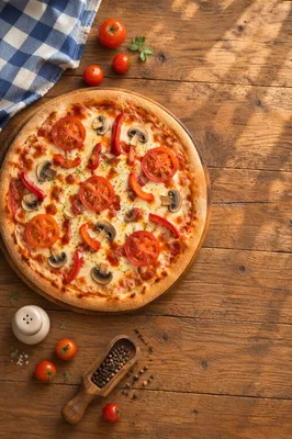 Warm Small Group Pizza Fellowship Table