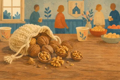Cozy Small Group Fellowship Snack Table
