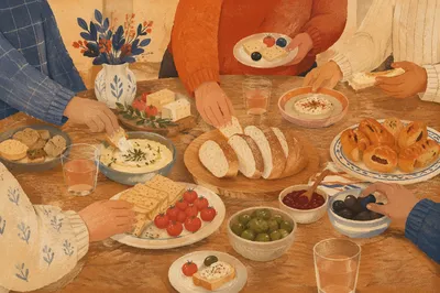 Church Small Group Snack Table Fellowship