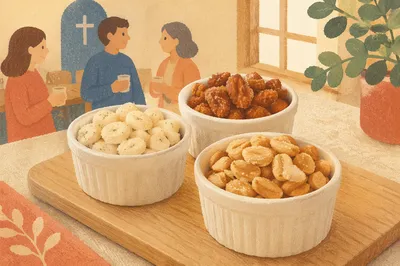 Warm Small Group Fellowship Snack Table