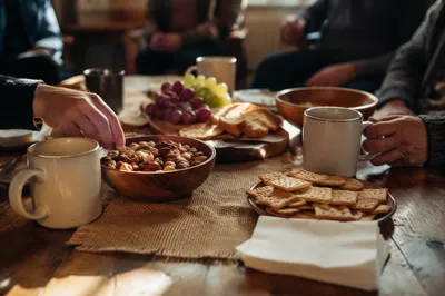 Welcoming Small Group Fellowship Snack Table