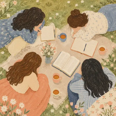 Women’s Bible Journal Tea Fellowship Circle