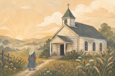 Sunrise Chapel in Quiet Countryside
