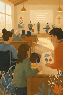 Inclusive Worship in a Modern Church Sanctuary