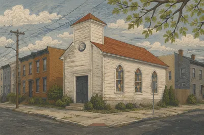 Modest Storefront Church on Quiet City Corner