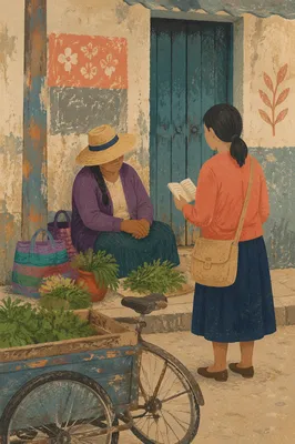 Gentle Street Evangelism Outside Neighborhood Storefront