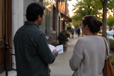 Gentle Street Evangelism Outside Neighborhood Church