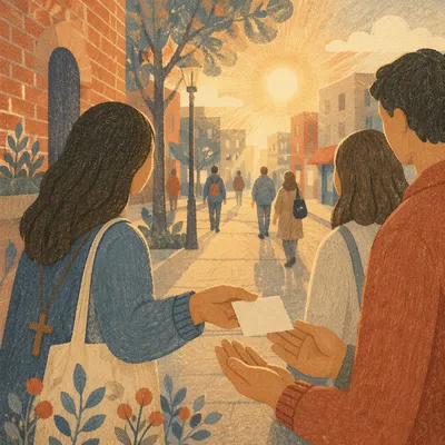 Golden Hour Street Evangelism Outreach