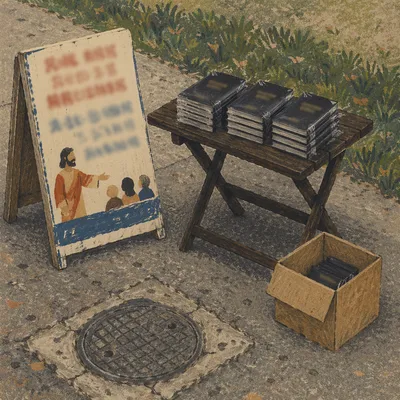 Humble Street Evangelism Outreach Table