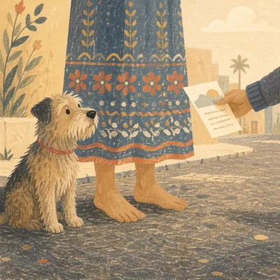 Gentle Street Evangelism with Terrier Companion