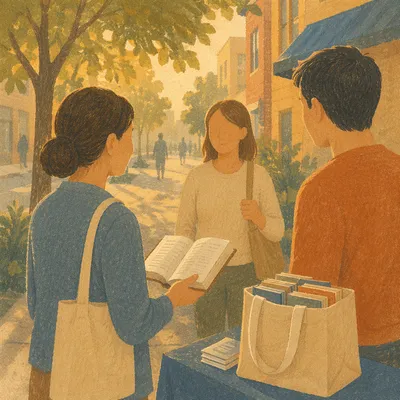 Warm Street Evangelism on Urban Sidewalk