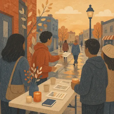 Gentle Street Evangelism After Rain