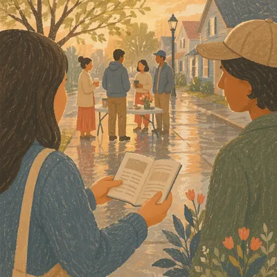 Gentle Street Evangelism After Spring Rain