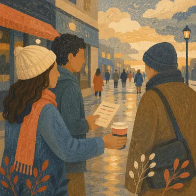 Gentle Street Evangelism After Rain