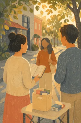 Warm Street Evangelism on Urban Sidewalk