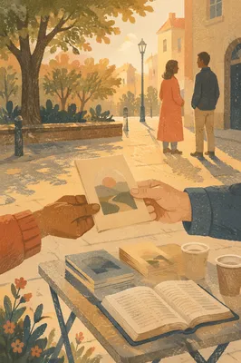 Peaceful Street Evangelism Pamphlet Exchange