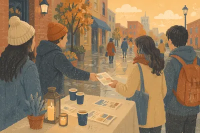 Gentle Street Evangelism After Rain