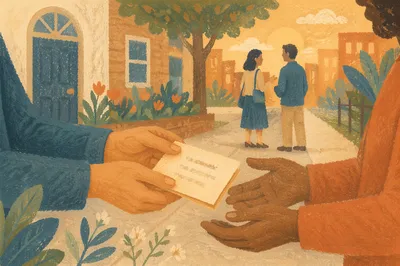 Gentle Street Evangelism at Golden Hour