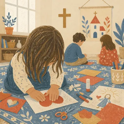 Sunday School Children Craft Activity