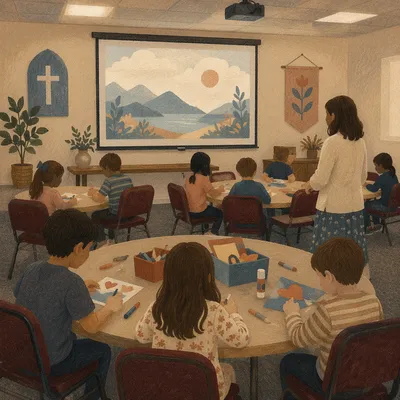 Sunday School Children Craft Activity