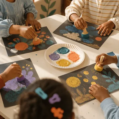 Sunday School Children Craft Table Activity