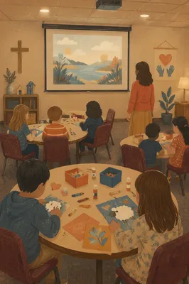 Sunday School Children Craft Activity