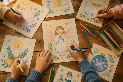 Sunday School Hands Coloring Faith Crafts
