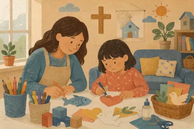 Sunday School Children Craft Activity