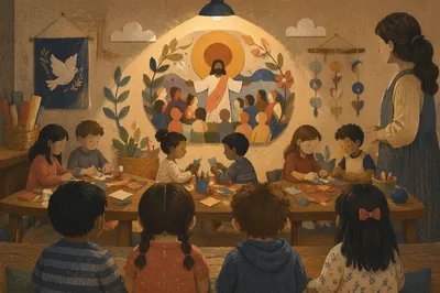 Sunday School Children Craft Activity
