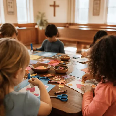 Sunday School Children Craft Activity