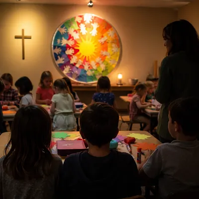 Sunday School Children Craft Activity
